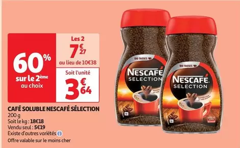 Nescafé - Café Soluble Sélection