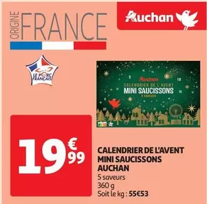 Auchan - Calendrier De L'Avent Mini Saucissons