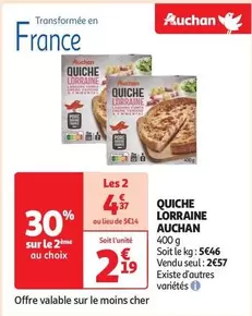 Auchan - Quiche Lorraine