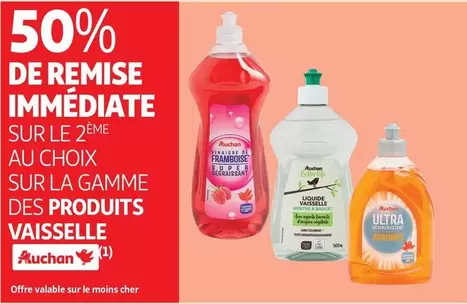 Auchan - Sur La Gamme Des Produits Vaisselle