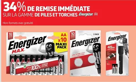 Energizer - Sur La Gamme De Piles Et Torches