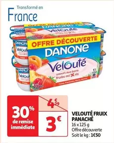 Danone - Velouté Fruix Panache 