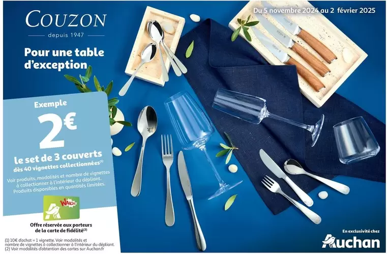 Auchan -  Pour Une Table D'Exception 