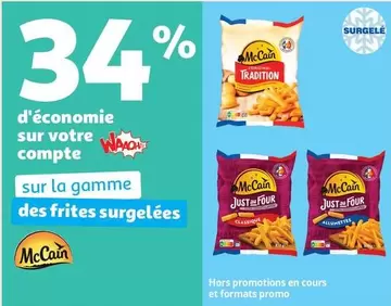 McCain - Sur La Gamme Des Frites Surgelées