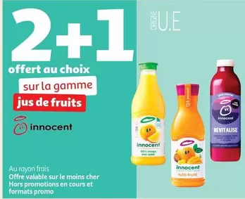 Innocent - Sur La Gamme Jus De Fruits