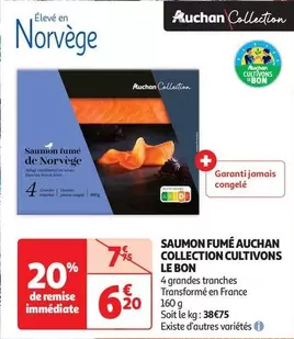 Auchan - Saumon Fumé Collection Cultivons Le Bon