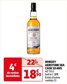 Aerstone - Whisky Sea Cask 10 Ans 