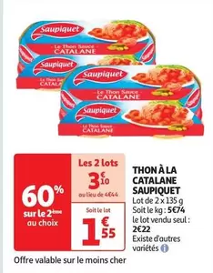 Saupiquet - Thon À La Catalane