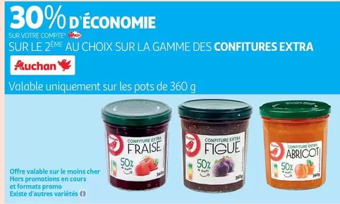 Auchan - Sur La Gamme Des Confitures Extra