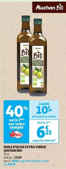 Auchan - Huile D'Olive Extra Vierge