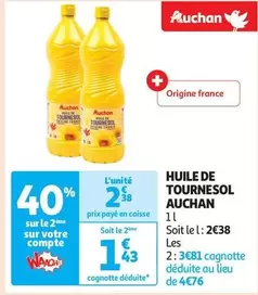 Auchan - Huile De Tournesol