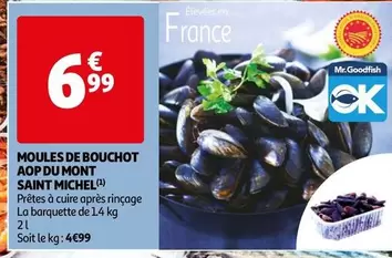 Mr.Goodfish - Moules De Bouchot AOP Du Mont Saint Michel : Délicieuses moules de qualité supérieure