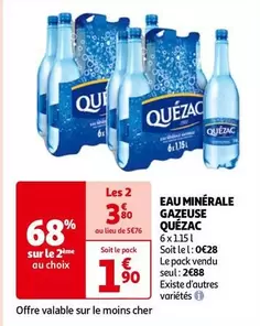 Quézac - Eau Minérale Gazeuse