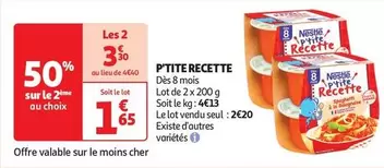 Nestlé - P'tite Recette