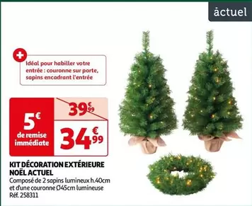 Actuel - Kit Décoration Extérieure Noël