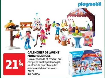 Playmobil - Calendrier De L'Avent Marche De Noel