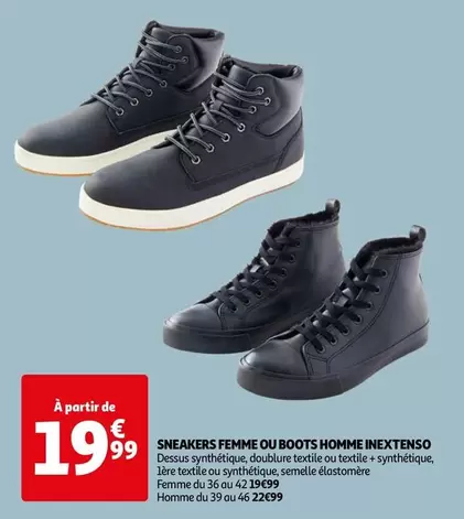 Inextenso - Sneakers Femme Ou Boots Homme