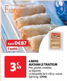 Auchan - 4 Nems Le Traiteur 