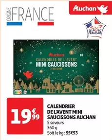 Auchan - Calendrier De L'Avent Mini Saucissons