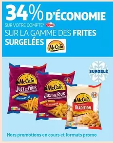 McCain - Sur La Gamme Des Frites Surgelées