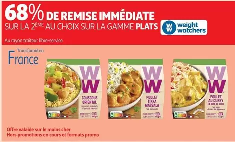 Weight Watchers - Sur La Gamme Plats