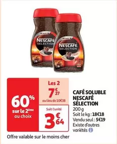 Nescafé - Café Soluble Sélection