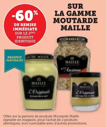 Maille - Sur La Gamme Moutarde offre sur Hyper U