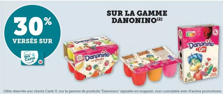 Danone - Sur La Gamme Danonino offre sur U Express