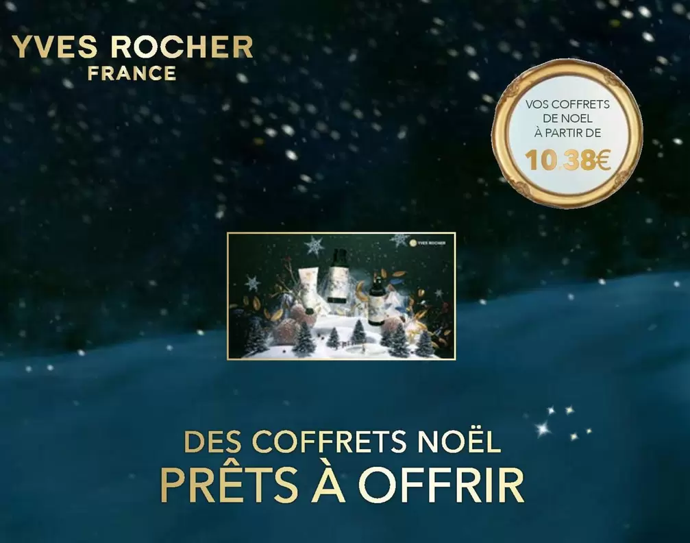 Noel - Des Coffrets Noël Prêts À Offrir offre à 10,38€ sur Yves Rocher