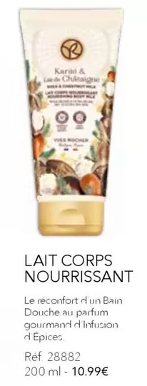 Infusion - Lait Corps Nourrissant offre à 10,99€ sur Yves Rocher