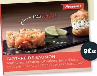 Tartare -  De Saumon offre à 9,5€ sur Poivre Rouge