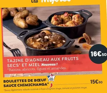 Boulettes De Bœuf Sauce Chimichança offre à 15,5€ sur Poivre Rouge