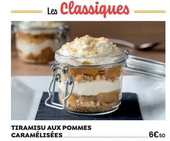 Tiramisu Aux Pommes Caramélisées offre à 6,5€ sur Poivre Rouge