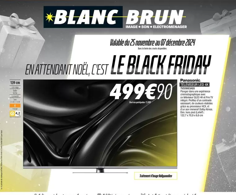 Noel - Transformé Avec Haute Pression offre à 499,9€ sur Blanc Brun