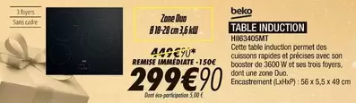 Beko - Zone Duo offre à 299,9€ sur Blanc Brun