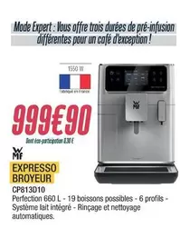 Mf - Expresso Broyeur offre à 999,9€ sur Proxi Confort