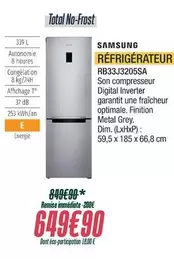 Samsung - Refrigerateur offre à 649,9€ sur Proxi Confort