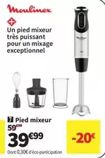 Moulinex - Pied Mixeur offre à 39,99€ sur Conforama