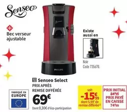 Senseo - Prix Apres Remise Differee offre à 69€ sur Conforama