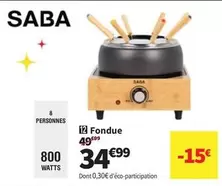 Saba - Fondue offre à 34,99€ sur Conforama