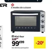 Mini-four offre à 99,99€ sur Conforama