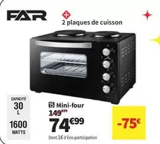 Far - Mini-four offre à 74,99€ sur Conforama