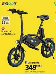 Gyroor - Draisienne offre à 349,99€ sur Conforama