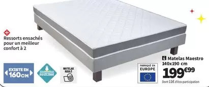 Matelas Maestro offre à 199,99€ sur Conforama