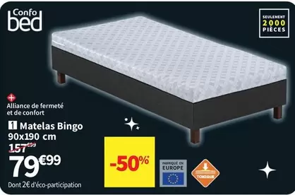 Matelas Bingo offre à 79,99€ sur Conforama