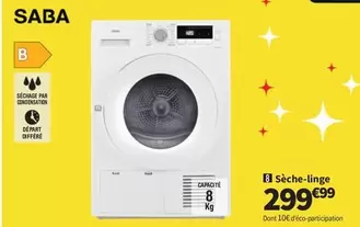 Saba - Sèche-linge offre à 299,99€ sur Conforama