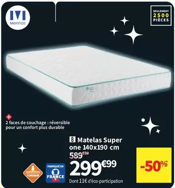 Ivi - Matelas Super One 140x190 Cm