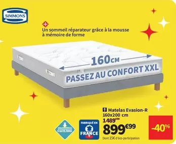 Simmons - Matelas Evasion-R