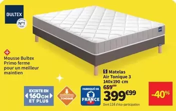 Bultex - Matelas Air Tonique 3