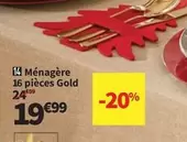 Ménagère 16 Pièces Gold